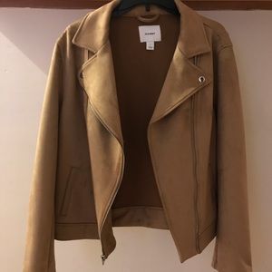camel suede jacket